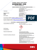 Eon Wire 230 - MSDS