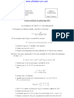 Examen 5 Algèbre 1