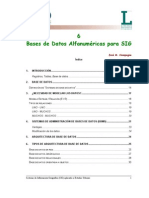 CAP 2 BD Alfanumericas para SIG