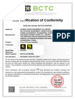 DA18K4 Class-D Power Amplifier CE-LVD Certification
