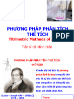 6 PHƯƠNG PHÁP PHÂN TÍCH THỂ TÍCH