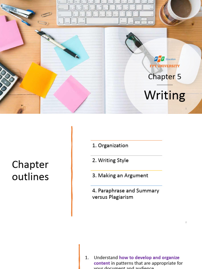 6,7. Chapter 5 - Writing | PDF | Communication | Sentence (Linguistics)