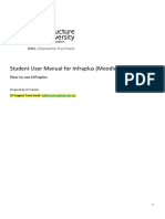 Appendix 4 - Infraplus Student User Manual