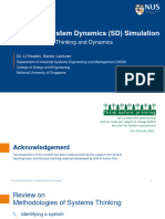 Lecture 3 - SFDs and System Dynamics (SD) Simulation