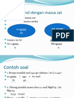 Hubungan Mol Dengan Massa Zat