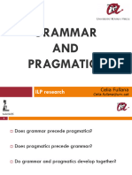 Interlanguage Pragmatics