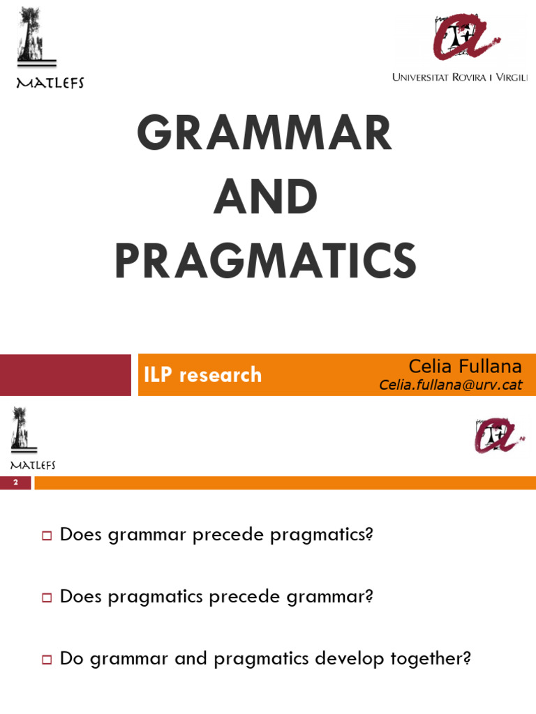 Interlanguage Pragmatics | PDF | Fluency | English As A Second Or ...