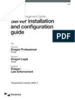 GD Nuance Management Center Server Installation Configuration Guide On Premise v2021.1