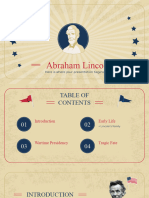 Abraham Lincoln Presentation History of The USA