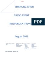 Maribyrnong River Flood Event Independent Review