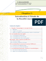 Chapitre 1 - Introduction À L'étude de La Fiscalité Marocaine