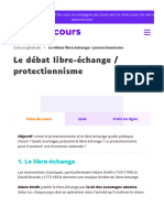 Le Débat Libre-Échange - Protectionnisme - Mymaxicours