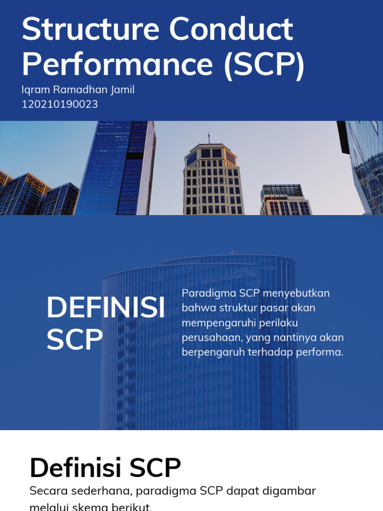 Paradigma SCP dalam Ekonomi Industri | PDF