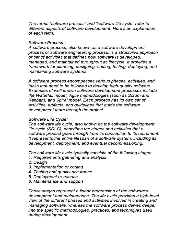 Software engineering notes | PDF