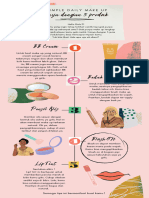 Krem Kolase Scrapbook Lini Masa Infografik