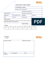 Unit 06 - Assignment 1 Frontsheet