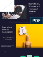 Chapter 8 - Recruitment, Selection and Training