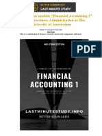 Preview of Summary Financial Accounting 1 - Part 1 Midterm