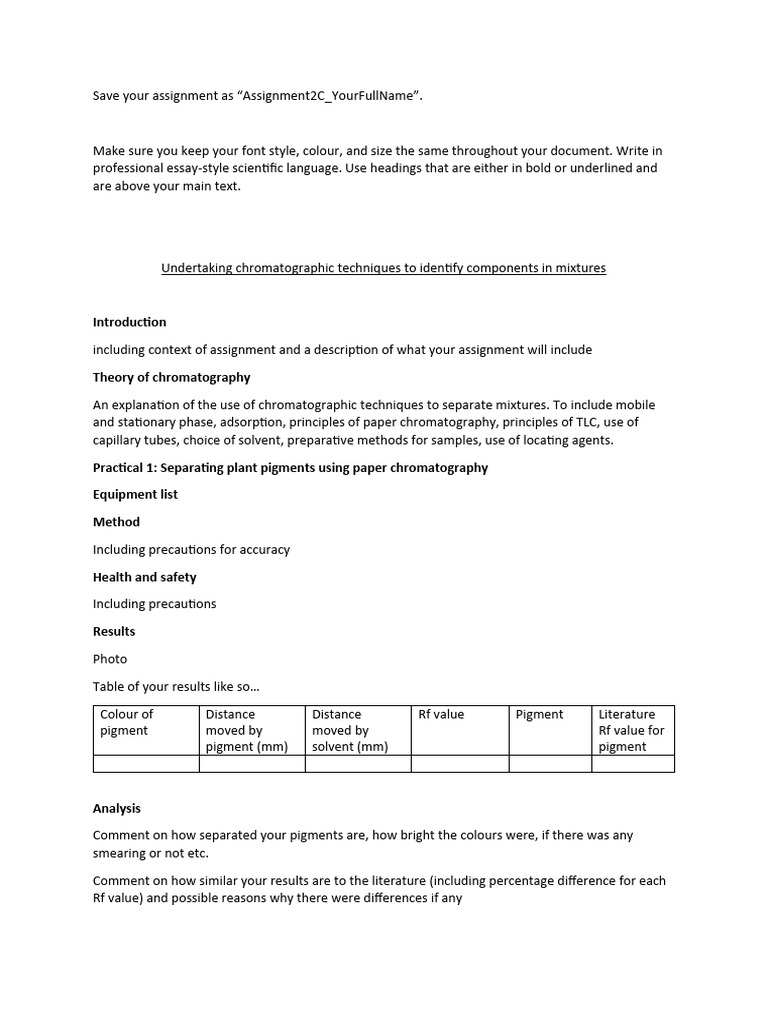 UNIT 2C How To Structure Your Work | PDF