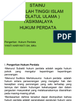 2) Pengertian HK Perdata