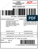 Shipping Label 23100300s6wwwv3