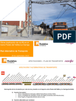 Modificacions R3 Durant El Tall Pel Desdoblament de La Línia