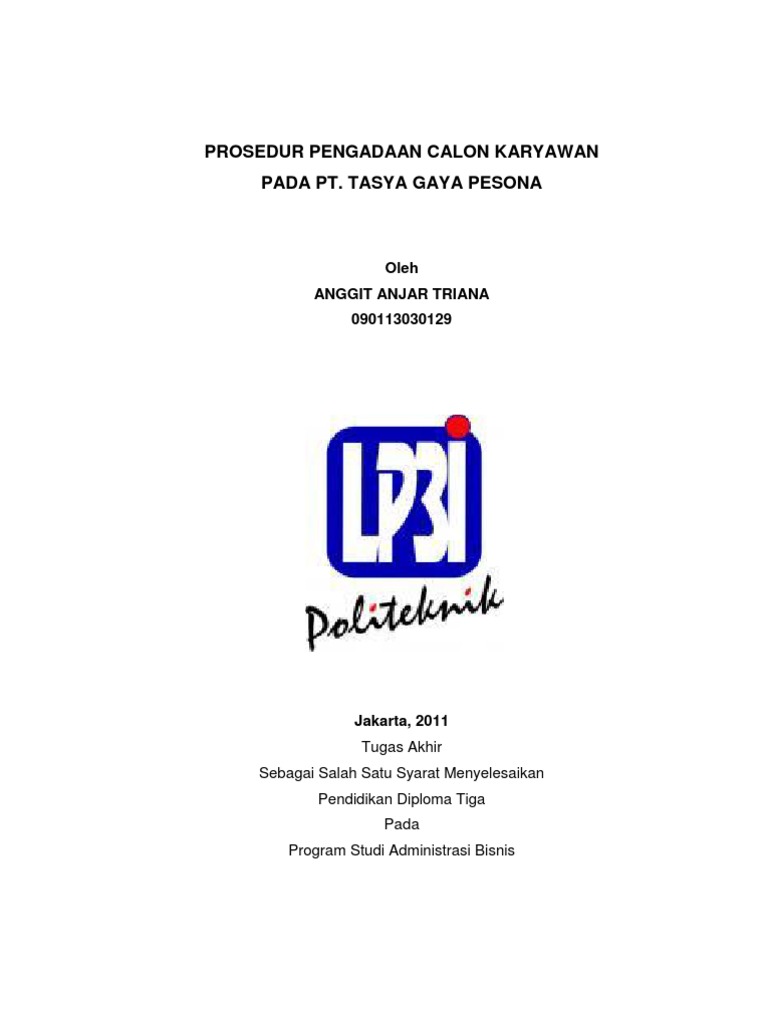 Contoh Proses Rekrutmen Dan Seleksi Karyawan Pada Perusahaan - Seputar