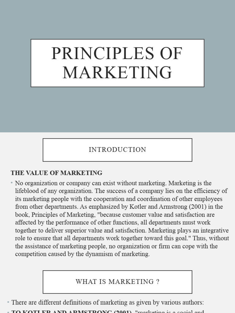 Principles Of Marketing Pdf