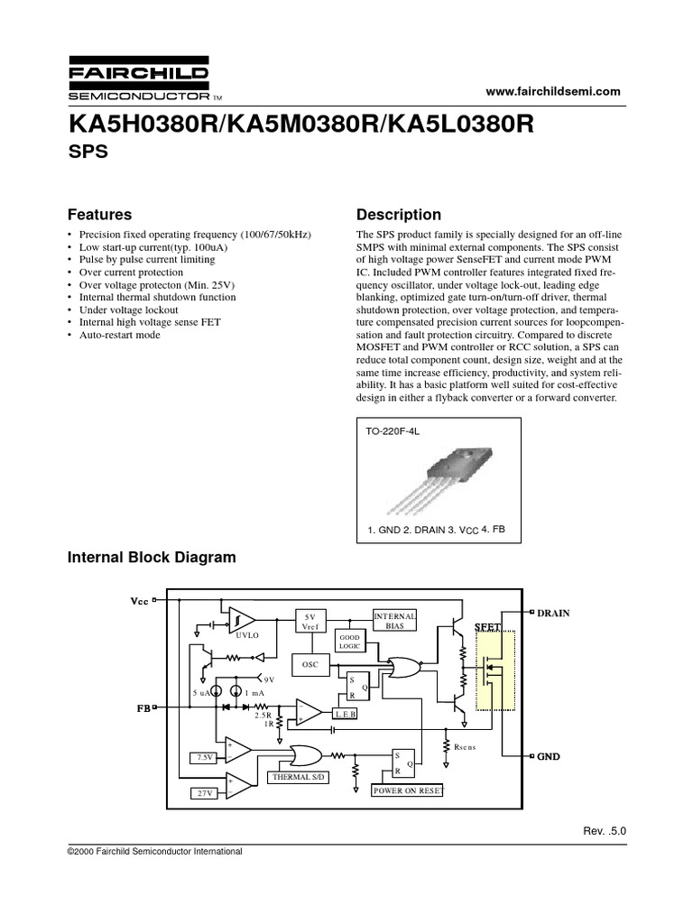 KA5L0380R | PDF