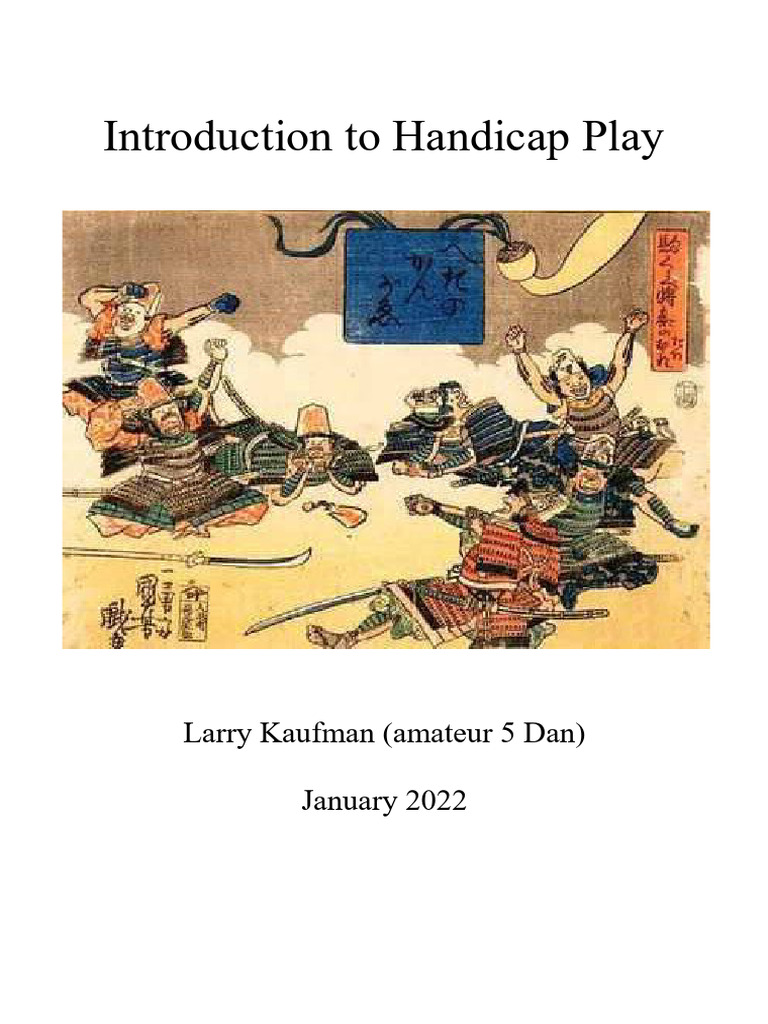 Introduction To Handicap Play (Shogi) | PDF