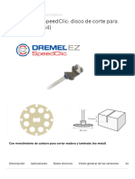 DREMEL® EZ SpeedClic - Disco de Corte para Madera. Cortar - Dremel
