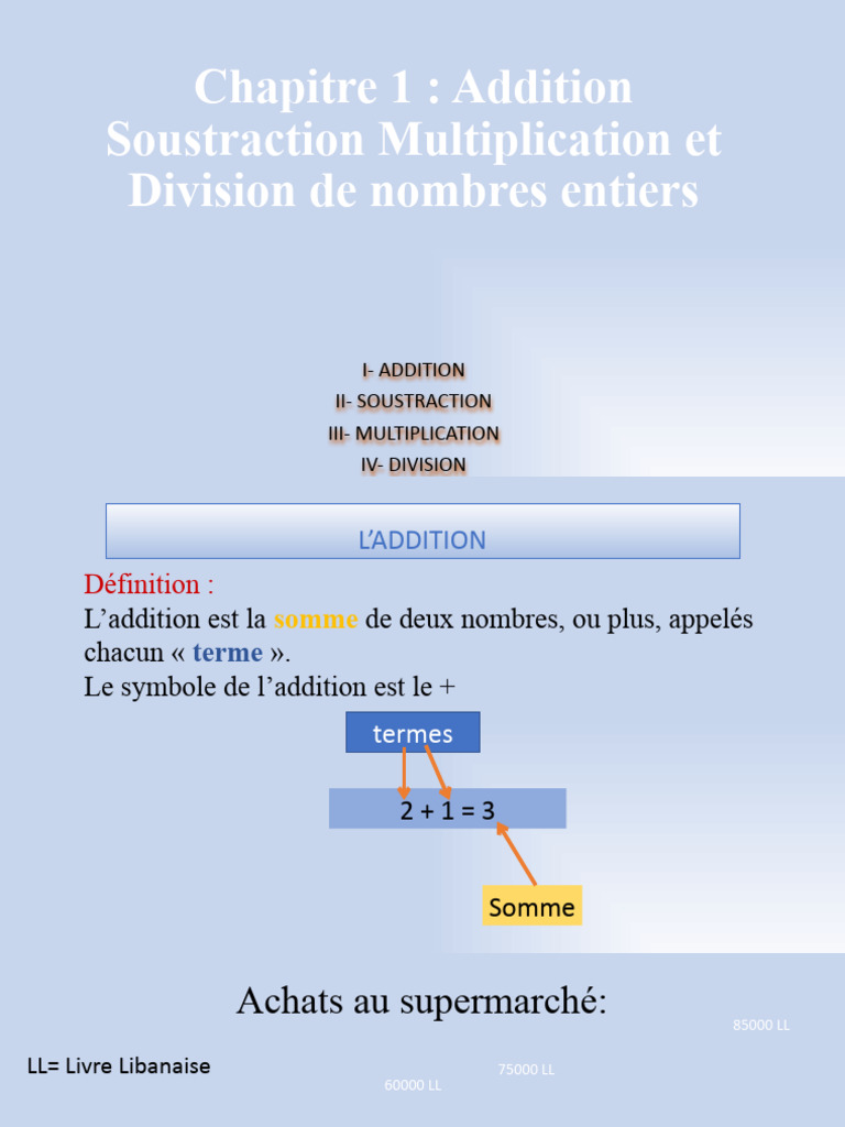 Addition Pdf