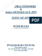 Bar Council Act Amended 2005
