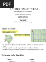 Lecture 1 Vectors