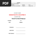 Taccp and Vaccp Manual - HFL | PDF | Supply Chain | Risk Management