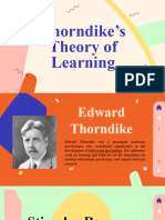Thorndikes Theory of Learning