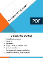 O Governo de José Sarney