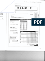 Candidate Answer Sheets