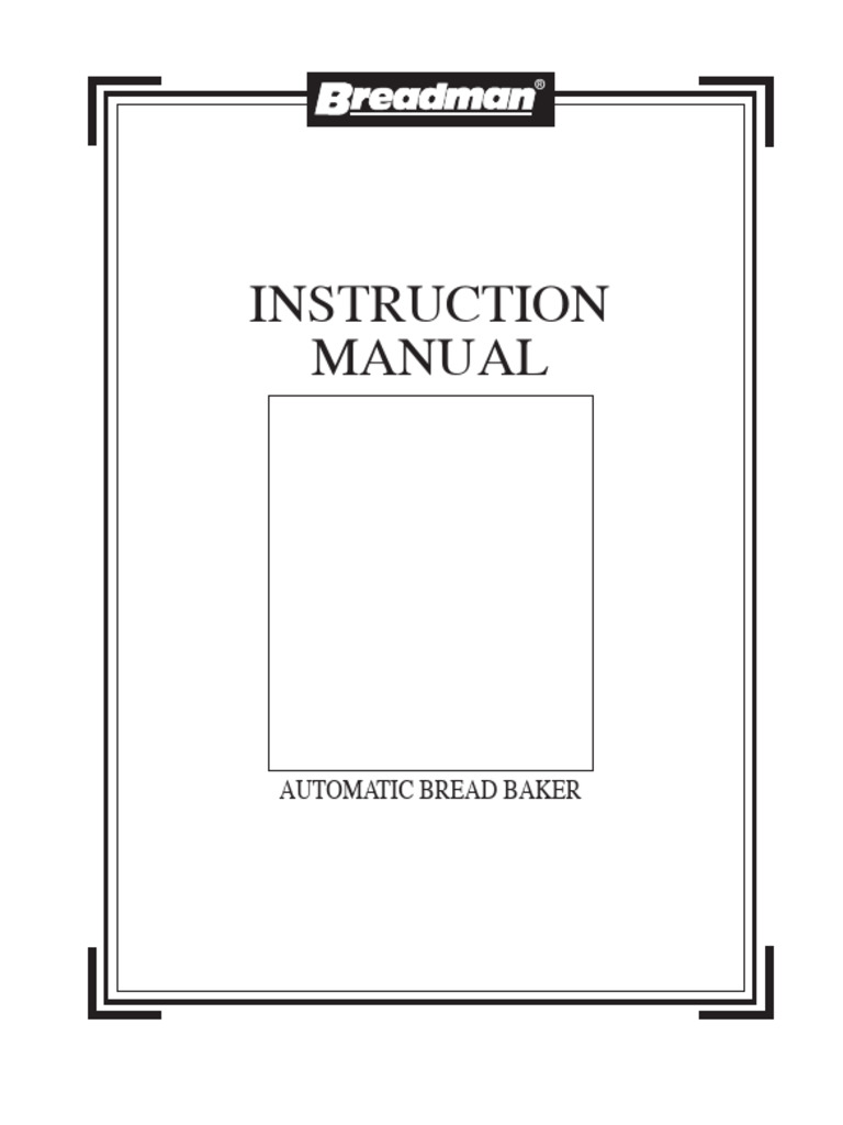 Automatic Bread Baker PDF