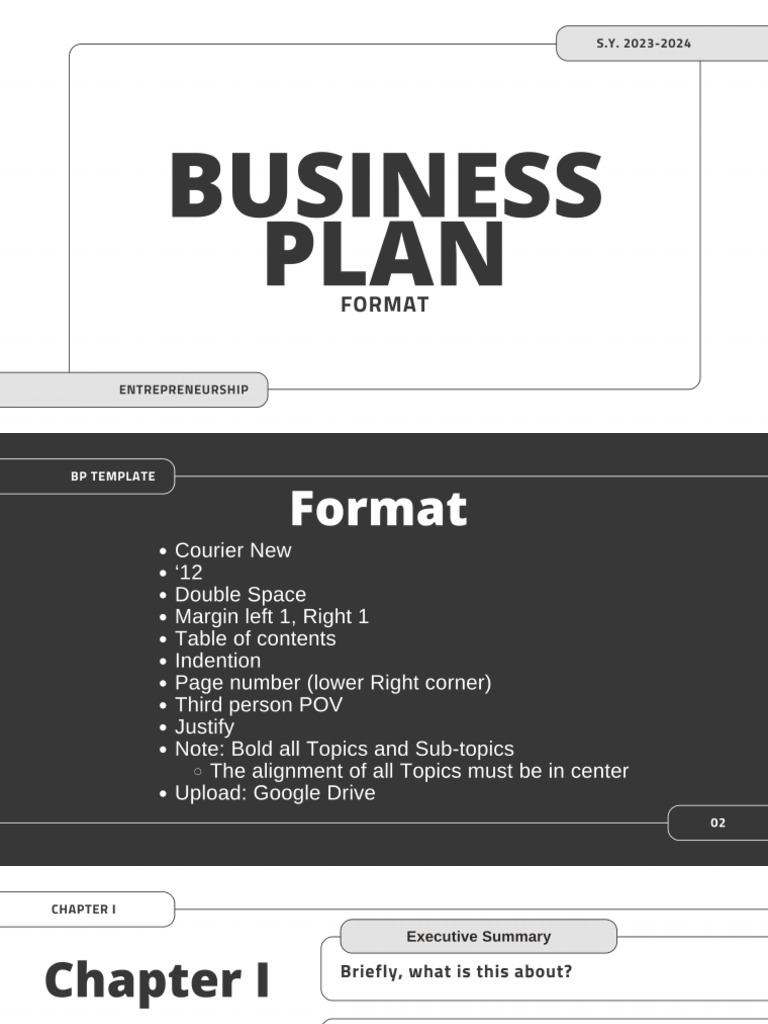 Business plan guide title page chapter 1 3 pdf