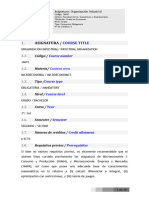 (AE-TE HE) Organización Industrial. ECO 16-17 (Cambio en Septiembre 2016)