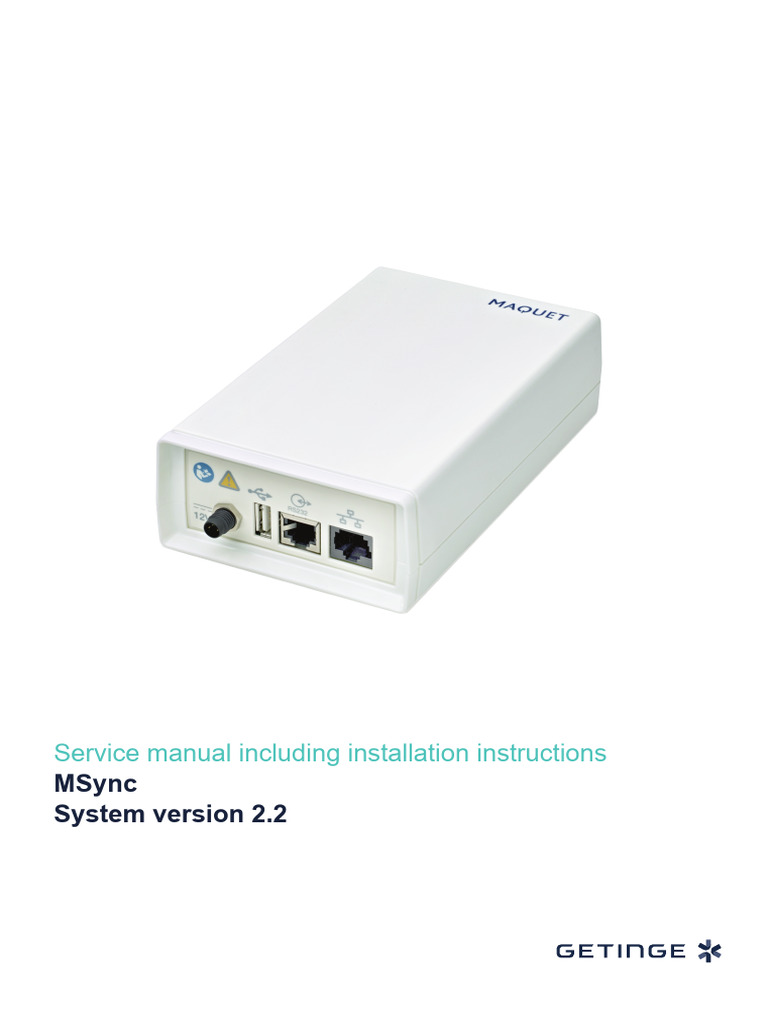 MSync Service Manual and Installation Guide | PDF | Usb | Computer ...