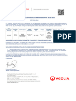 Certificado 1060108 TRAPOS CON TINTAS 207 KG