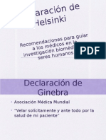 Declaración de Helsinki