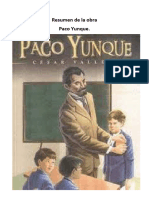 Resumen de La Obra Paco Yunque