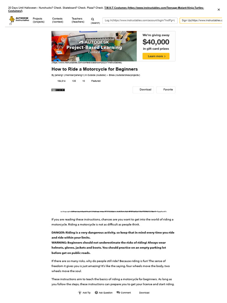 How To Ride A Motorcycle For Beginners 6 Steps (With Pictures