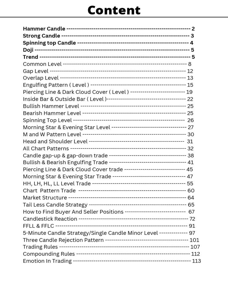 Binary trading pdf market trend candle