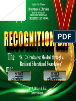Recognition Day Green Background
