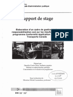 Rapport Stage