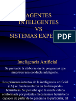 INFORMATICA 5290 - TEMA IV - Agentes Inteligentes Versus Sistemas Expertos